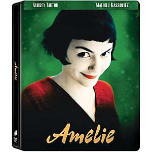 Amélie (Steelbook Blu-ray) $18 