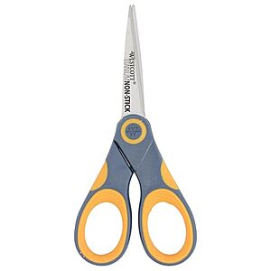 5" Westcott Titanium Bonded Non-Stick Fabric Scissors
