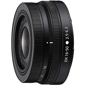 Nikon NIKKOR Z DX 16-50mm VR (Black) at Amazon