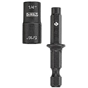 $4.09 | DEWALT Double Ended Nut Driver 1/4" + 5/16" (DWADEND14516) at Amazon