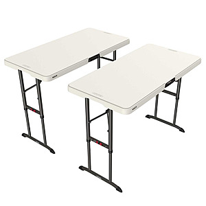 Lifetime Commercial 4' Adjustable Height Table, 2-pack $89.99 Free Shipping Costco.com