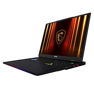 Costco Members: MSI Raider Laptop: 18" 1600p 240Hz, Ultra 9 285HX, RTX 5080, 32GB