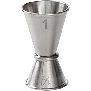 American Metalcraft JG1 Japanese-Style Stainless Steel Jigger (1/2-oz x 1-oz) .30