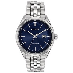 41mm Citizen Men's Classic Addysen Eco-Drive Sapphire Crystal Stainless Steel Watch $190 + Free S&H