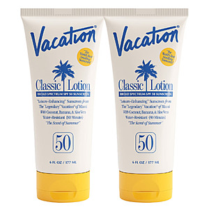Costco Members: 2-Pk 6-Oz Vacation SPF 50 Classic Sunscreen Lotions $14.95 + Free S&H