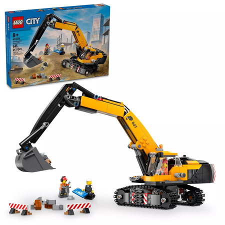 LEGO City Yellow Construction Excavator Toy Digger 60420 $35.99 @ Target