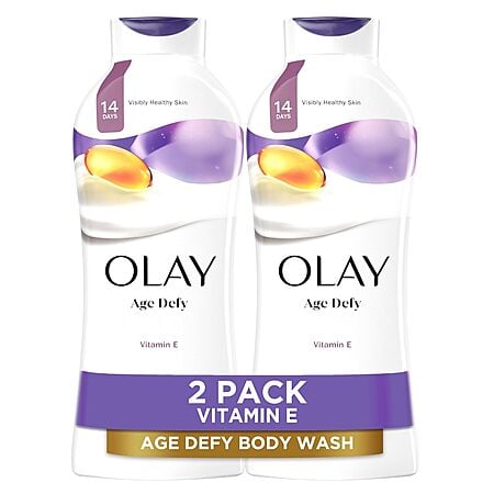 Olay Body Wash for Women 22oz Pack of 2 Bottles (44oz)  $8.30 Prime Shipped S&S/10% off Clip Q @ Amazon