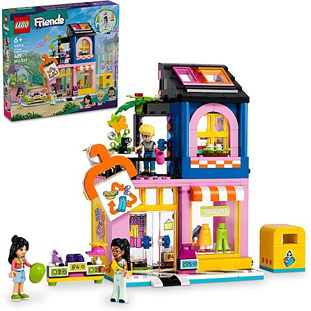 $26.99: 409-Piece LEGO Friends: Heartlake City - Vintage Fashion Store (42614, 2024) at Amazon