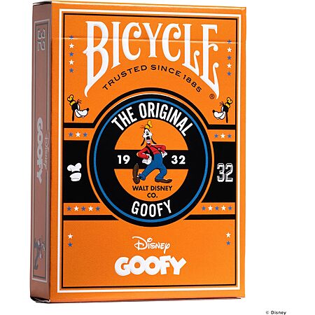 $7.99: Bicycle Disney Classic Goofy Inspired Playing Cards at Amazon