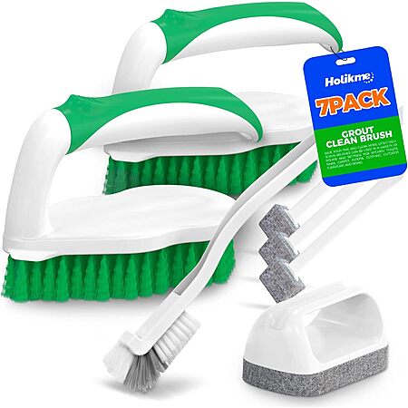 $7.95*: 7-Pack Holikme Deep Cleaning Brush Set (Green) at Amazon