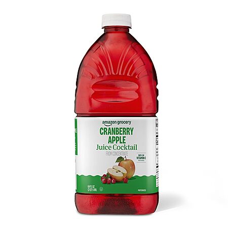 [S&S] $1.09: 64-Oz Amazon Grocery Cranberry Apple Juice Cocktail at Amazon