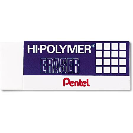 $1.99* | 3-Pack Pentel Hi-Polymer Block Erasers (White) at Amazon