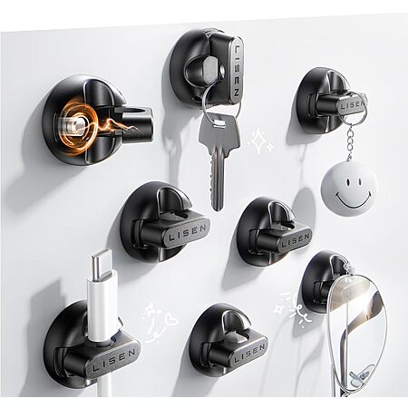 $5.90 | 8 Pack LISEN Magnetic Charging Cord Cable Organizer Clips at Amazon