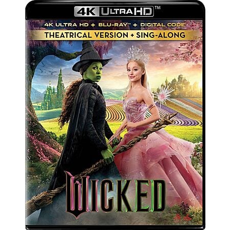 $14.99 | Wicked (4K Ultra HD + Blu-ray + Digital) at Amazon