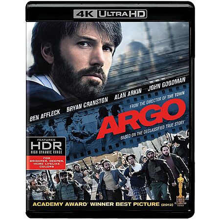 $12.99 | Argo (4K Ultra HD + Blu-ray) at Amazon