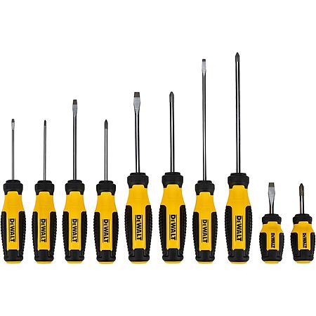 $16.99* | 10-Piece DeWALT Magnetic Tip Screwdriver Set at Amazon