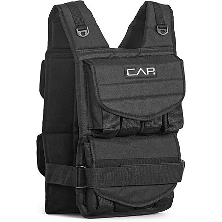 $58.99* | 40-Lb CAP Barbell Adjustable Weighted Vest w/ Removable Weight Packets at Amazon