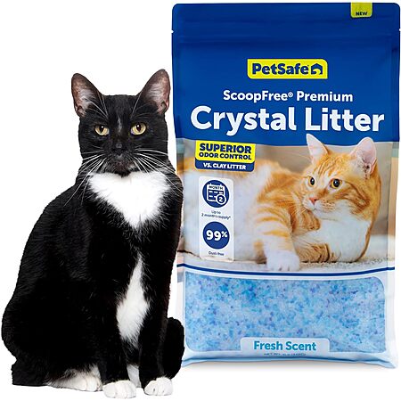 [SnS, AC] $13.63 | 8-Pound PetSafe ScoopFree Premium Crystal Cat Litter (Fresh) at Amazon