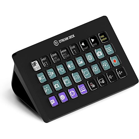 Elgato Stream Deck XL Advanced Studio Controller, 32 Keys $199 @Amazon