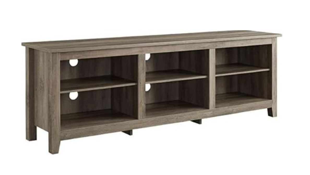 Walker Edison TV Stands in Gray Wash Multiple Sizes - Free Store Pickup at Menards $49.99