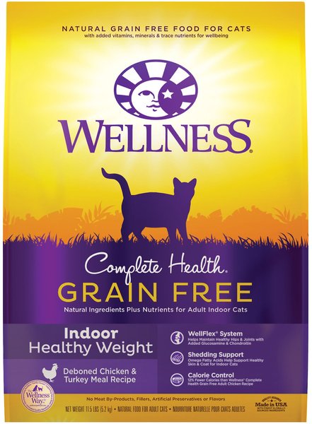 Wellness Dry Cat Food Two 11.5 lb bags for $21.98 +tax plus Free Shipping with Autoship and Promo Code