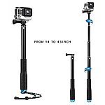 Waterproof GoPro Selfie Stick w/ Tripod $7.49 @ Amazon + FS