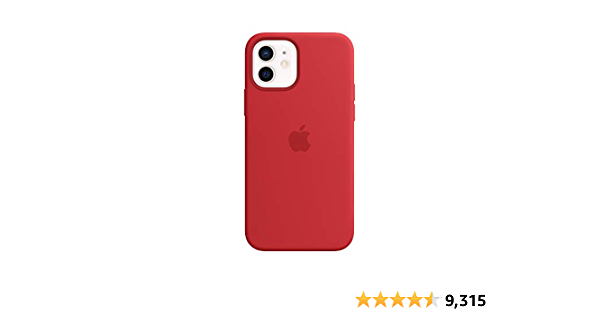 Apple Silicone Case with MagSafe (for iPhone 12 and iPhone 12 Pro) - (Product) RED - $29.99
