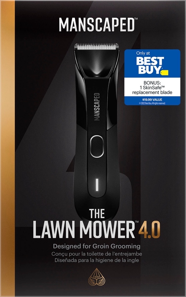 Manscaped Lawn Mower 4.0 Rechargeable Hair Trimmer Black 70-20005 - $49.99 Best Buy