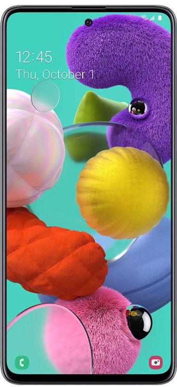 Tracfone Samsung Galaxy A51 4G LTE Prepaid Smartphone (Locked) - Black - 128GB - Sim Card Included - CDMA $99.99