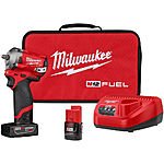 M12 Fuel 2554-22 Subby kit ebay $214 or bare tool $136 Milwaukee Cordless 3/8&quot; Drive Impact Gun Wrench Kit
