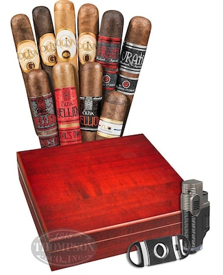 Oliva All Star Cigar Combo (10 Cigars + Lighter + Cutter + Humidor) = $29.95 & Free Shipping!