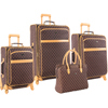 Pierre Cardin Signature Spinner 4 Piece Luggage Set $123 at LuggageGuy