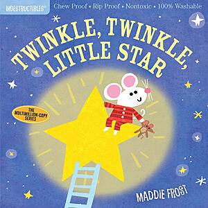 Indestructibles: Twinkle, Twinkle, Little Star Book for Babies (Chew-Proof & Washable) $1.85 