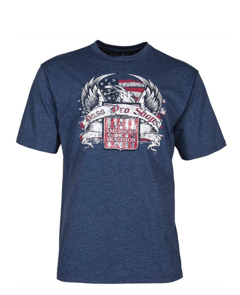 Bass Pro Shops or Cabela's Flag T-Shirts for the Family $5 basspro.com