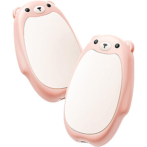 2-in-1 Magnetic Rechargeable Cute Bear Hand Warmers, $7.49 w/ code