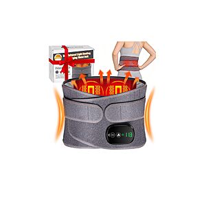 Wireless Lower Back Massager with Heat and Vibration, $34.99 w/ code
