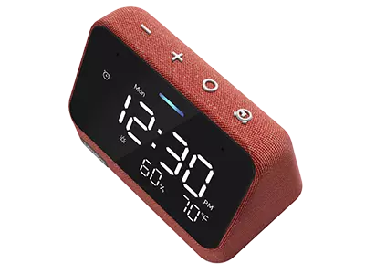 Lenovo Smart Clock Essential with Alexa Built-in - Clay Red - $18.99 @ Lenovo.com