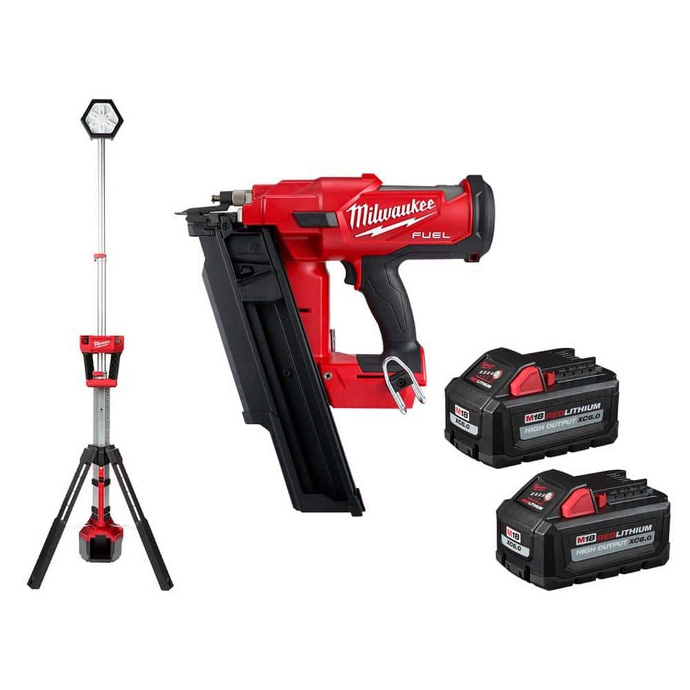 21 degree framing nailer + M18 rocket light + 2 x 6a battery for 469 469