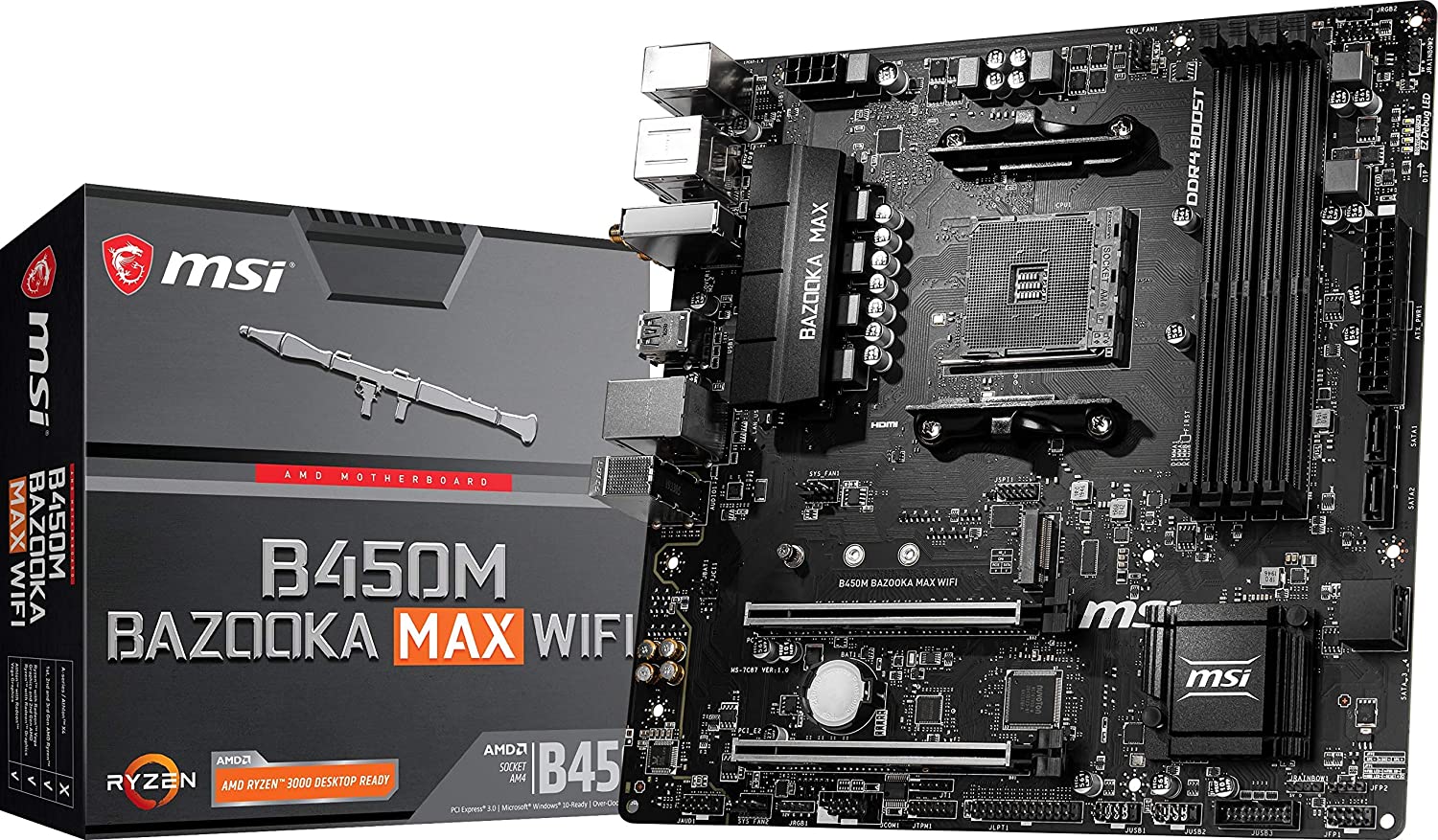 Amazon and B&H Photo Video have MSI B450M BAZOOKA MAX WIFI ...