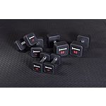 Ironmaster Fixed Rubber Dumbbells (Various Weights) $8.95 to $179.00