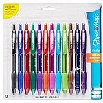 Paper Mate Profile Retractable Ballpoint Pens, Bold (1.4mm), Assorted Colors, 12 Count for Reduced Price $4.69 (46% off) @amazon as add-on item