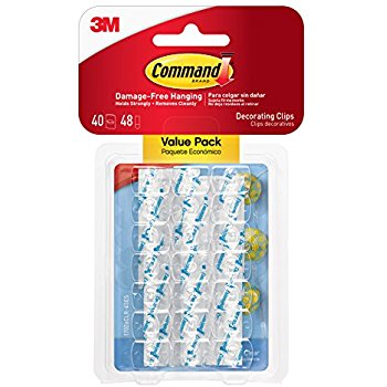 40 Pack 3m Command Clear Small Decorative Hooks Slickdeals Net