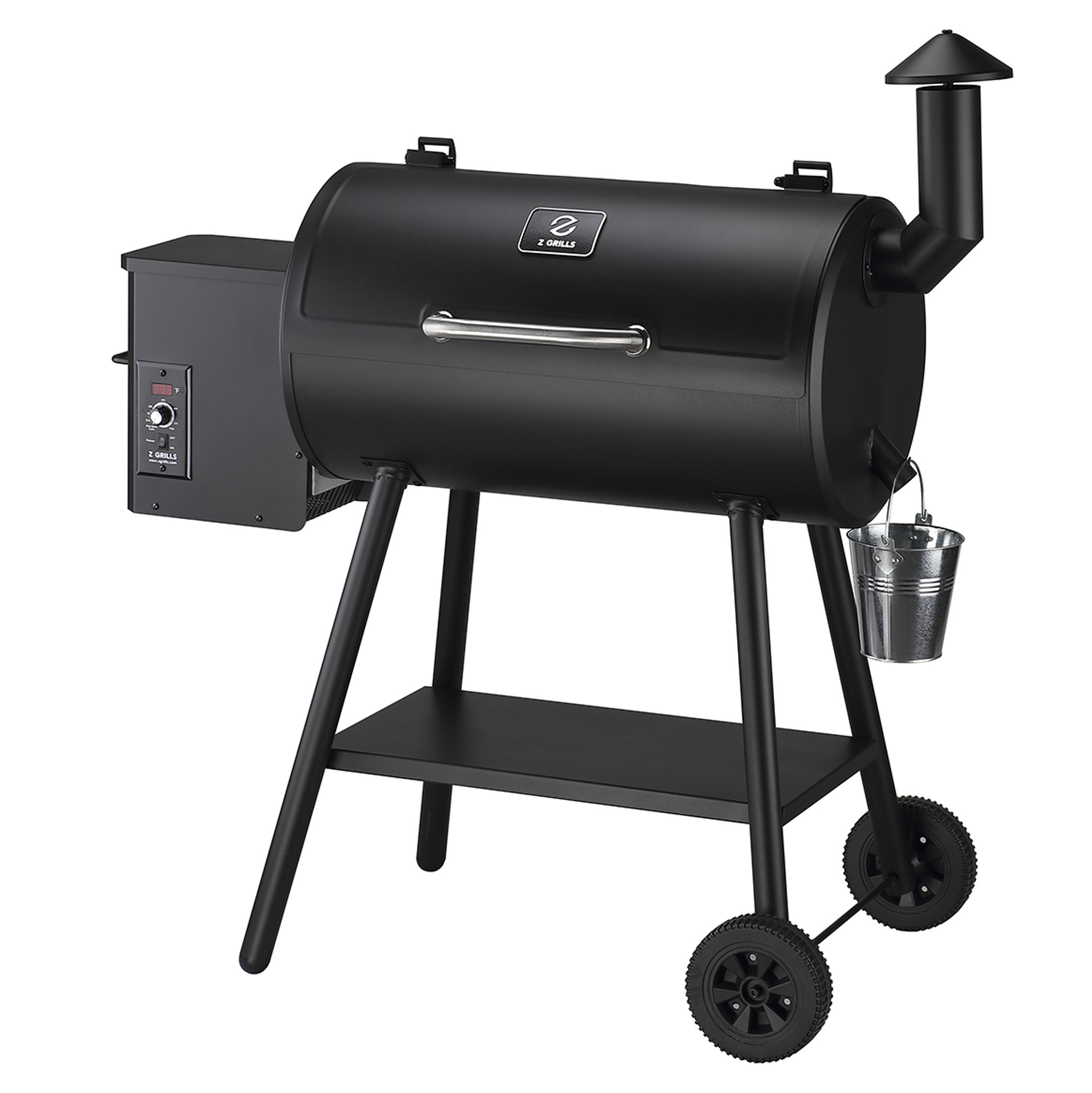 Z Grills ZPG-550B2 553 Sq. in. Wood Pellet Grill & Smoker (Black)