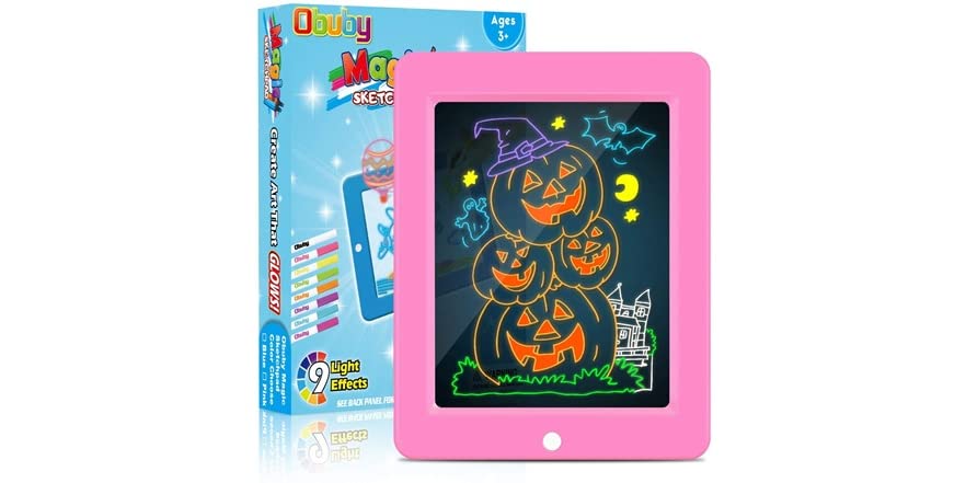OBUBY Kids Light Up Drawing Board and Tracing Pad $10.99, regular $14.99 + free ship with Amazon Prime