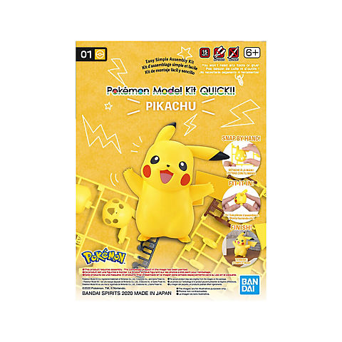 Bandai Namco Hobby Pokemon Model Kit QUICK!! (Pikachu Eevee Charmander) for $8 - Pickup Only @ BJs B&M YMMV