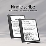 Amazon Kindle Scribe (16 GB) (basic pen) + ($15 eBook credit) for $216.75 (if promocode works) YMMV