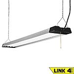 BRAUN 10000 Lumen, 4 Feet Linkable Diamond Plate LED Hanging Shop Light, $24.99 with coupon (5/20 only) @ Harbor Freight