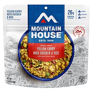 Dick's Sporting Goods: Mountain House Yellow Curry with Chicken and Rice (pickup only) YMMV $6.97