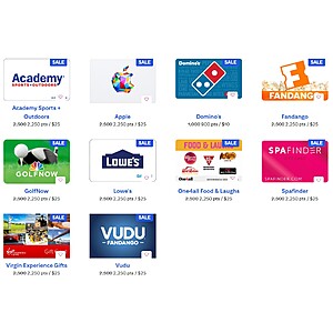 Citi ThankYou Points: 10% off GCs: Apple, Fandango, VUDU, &more
