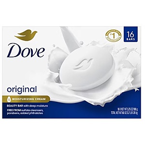 BJs members: 16-ct Dove Beauty Bar Soap (5 varieties) for $11.49 (also, $5 off $30) +FS